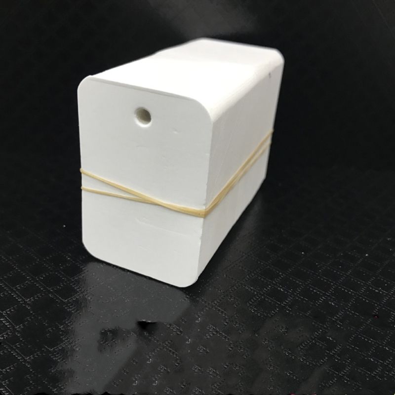 50pcs 6x9/3x4cm White Paper Blank Tags Card for Jewelry Earr