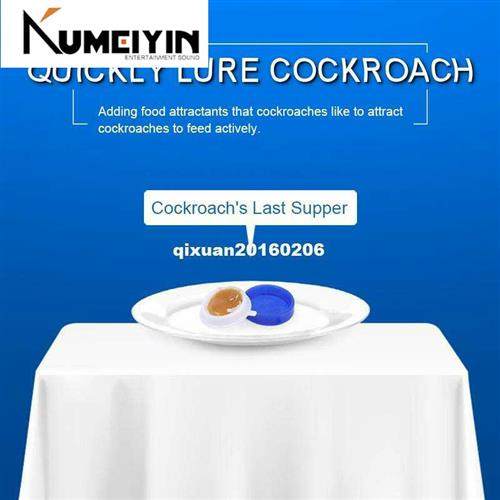 -New 8pcs/Box Killing Cockroach house Gel bait trap For Fam