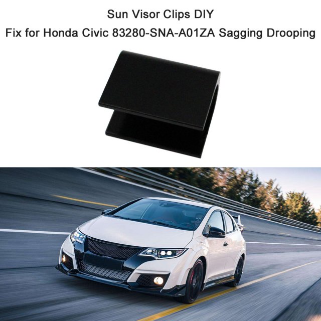 Sun Visor Clips DIY Fix for Honda Civic 83280SNAA01ZA Sagg