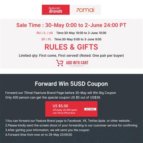 70mai Pro GPS Module Innational Version for 70mai Dash Ca