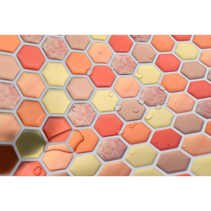 1PC 3D Wall er Self Adhesive Mosaic Tile Wall decal DIY Bath