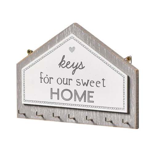 极速Wooden Board Hook Room Wall Decoration KeyCloth Holder