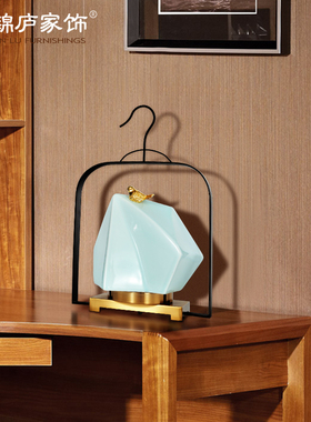 新中式陶瓷装饰品客厅装饰房间布置禅意桌面摆件玄关摆设现代简约