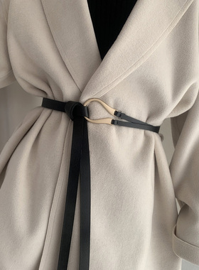 New Fashion Leather Women Belt Designer Metal Buckle Waist S