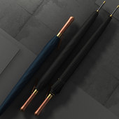 极速16骨木把高端雨伞复古风绅士长柄伞简约抗风加大商务男士 直杆