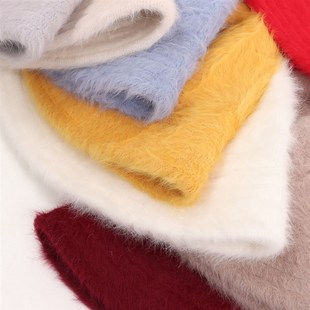 hat for rabbit winter color Bucket Solid womens girls