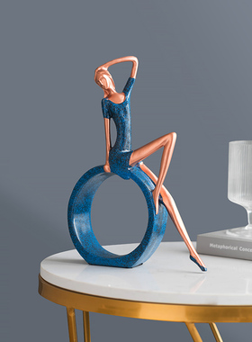 创意家居玄关酒柜装饰品摆件北欧轻奢风客厅电视柜办公室饰品摆设