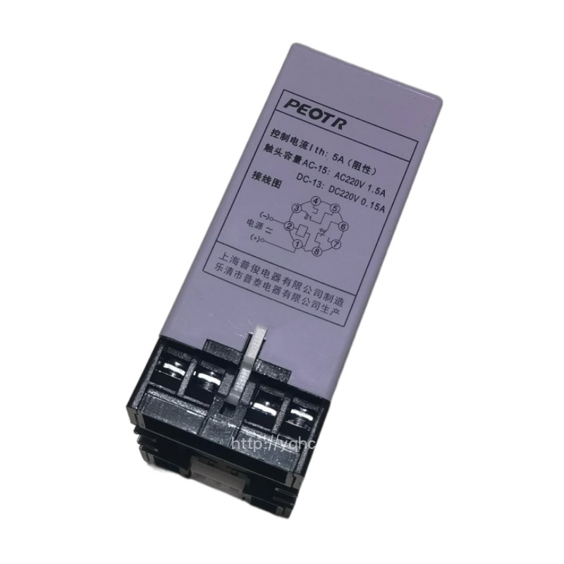 。普正晶体管式延时继电器JS14A 6110V220V8V0V 5S10S0S0M60M