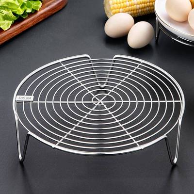 304不锈钢蒸盘蒸笼蒸笼电饭锅蒸架隔水蒸片家用蒸锅篦子炒锅蒸格