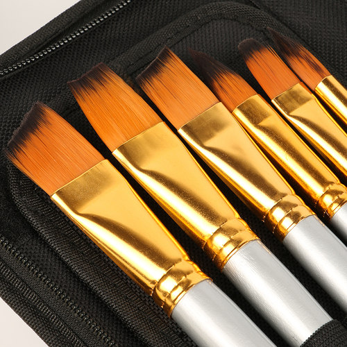 极速15支画笔套装带画包油画笔水粉笔水彩笔丙烯颜料套装挤压式管