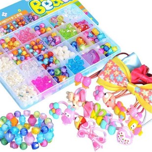 DIY baby material making worn puzzle necklace Beads