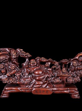 特大号福来如意弥勒佛摆件迁居财位佛像供奉装饰品风水财神工艺品