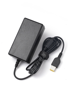 粤华科19V-20V1.5A电源配接器适用于联想液晶显示L2264A方口电线