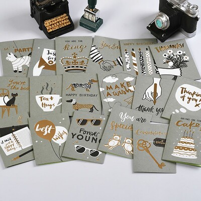 极速thank you cards farewell card birthday greeting cards