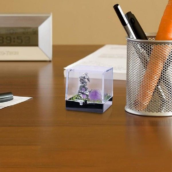 极速Amethyst Crystal Ornaments Miniature Miner Landscape