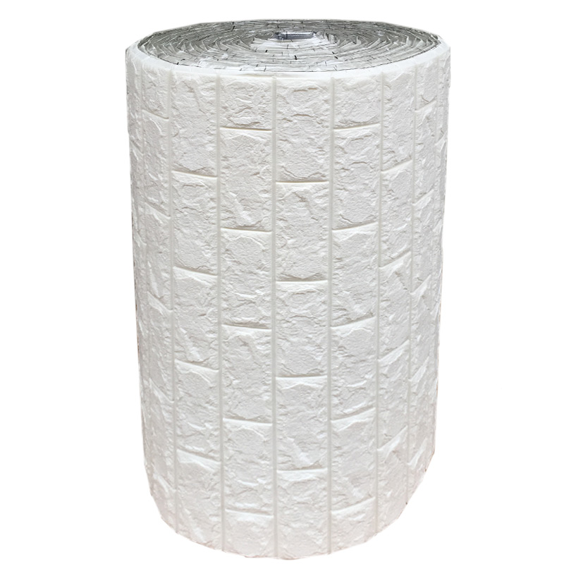 砖纹3d立体墙贴仿真木纹电视背景墙DIY装饰贴纸防水自粘墙纸进口