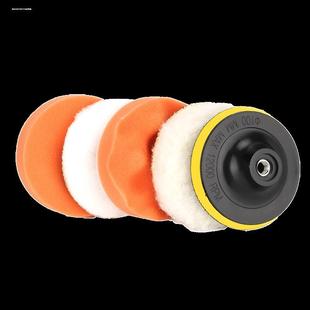 汽车打蜡抛光神器抛光机手动电钻打蜡机海绵轮自粘羊毛球全套工具