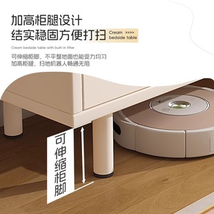 奶油风轻奢餐边柜靠墙一体客厅置物柜子储物柜厨房橱柜收纳茶水柜