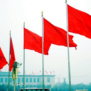 3號(hào)空白大紅旗三號(hào)純紅旗無(wú)字彩旗加厚納米防水旗幟定做刀旗彩旗