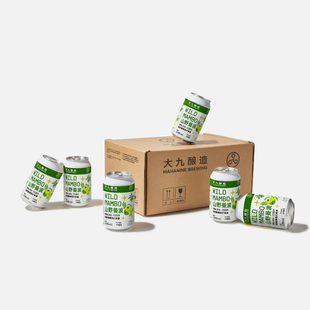 大九酿造6山野曼波油柑酸梅西打苹果果酒精品水果混合风味女士