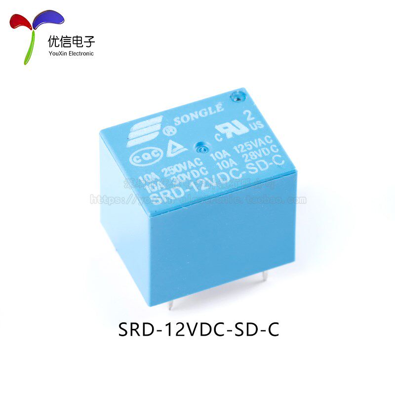 全新原装 松乐继电器 SRD-05V/12V/24VDC-SD-C 5脚 一组转换图片