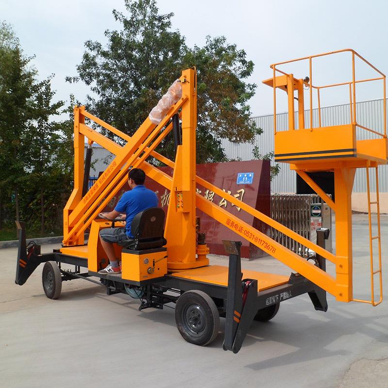 自行曲臂式升降机柴油电动液压曲臂式升降平台高空作业车升降机