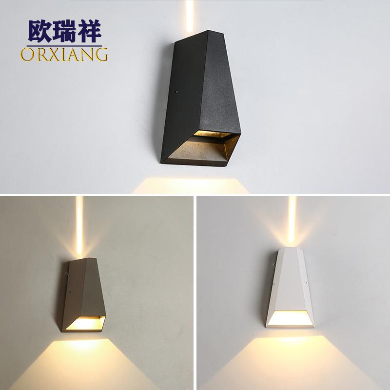 户外壁灯防水led门口双头上下发光别墅庭院阳台简约创意洗墙花园