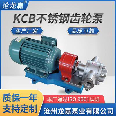 304不锈钢KCB-83.3/55/33.3/18.3齿轮泵输油泵抽油泵耐 腐蚀泵
