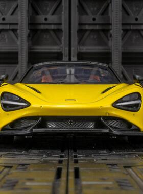 彩珀68281仿真765LT超跑合金汽车模型摆件收藏儿童声光转向玩具车