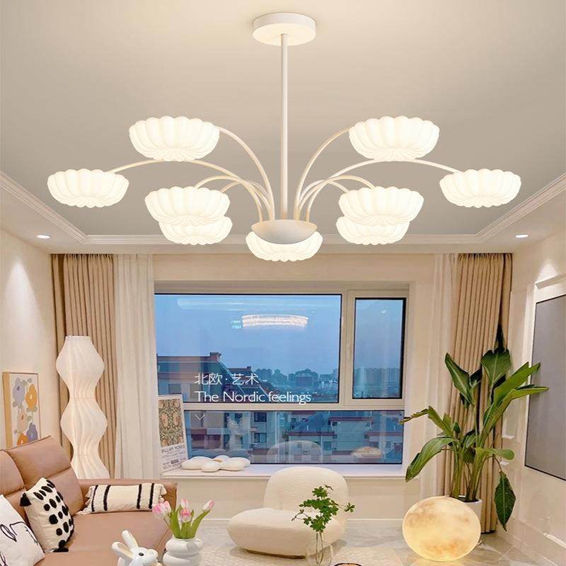 全光谱护眼清新奶油风客厅吊灯北欧现代简约主餐厅卧室灯智能灯具,鲜花速递/花卉仿真/绿植园艺,割草机/草坪机,淘宝优惠券,粉丝福利购,淘宝优惠卷