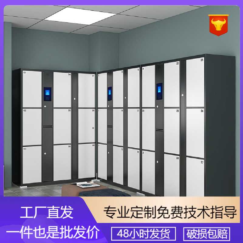 健身房智能更衣柜浴室换衣柜寄存柜储物柜刷卡人脸识别扫码存包柜图片