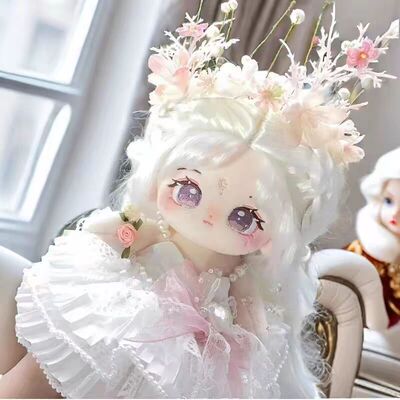 20cm原创棉花娃娃可换装