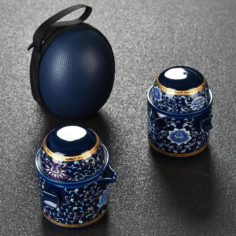 景德镇旅行茶具套装便携收纳包快客杯一壶二杯户外一人随身泡茶壶,餐饮具,功夫茶具,淘宝优惠券,粉丝福利购,淘宝优惠卷