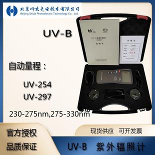 北师大UV-B紫外辐照计单254nm297双通道紫外线 线杀菌灯测定仪照