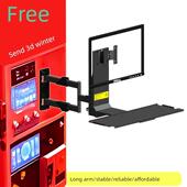 Sy56工业设备铝型材鼠标和键盘集成液晶电脑显示器支架通用壁挂式