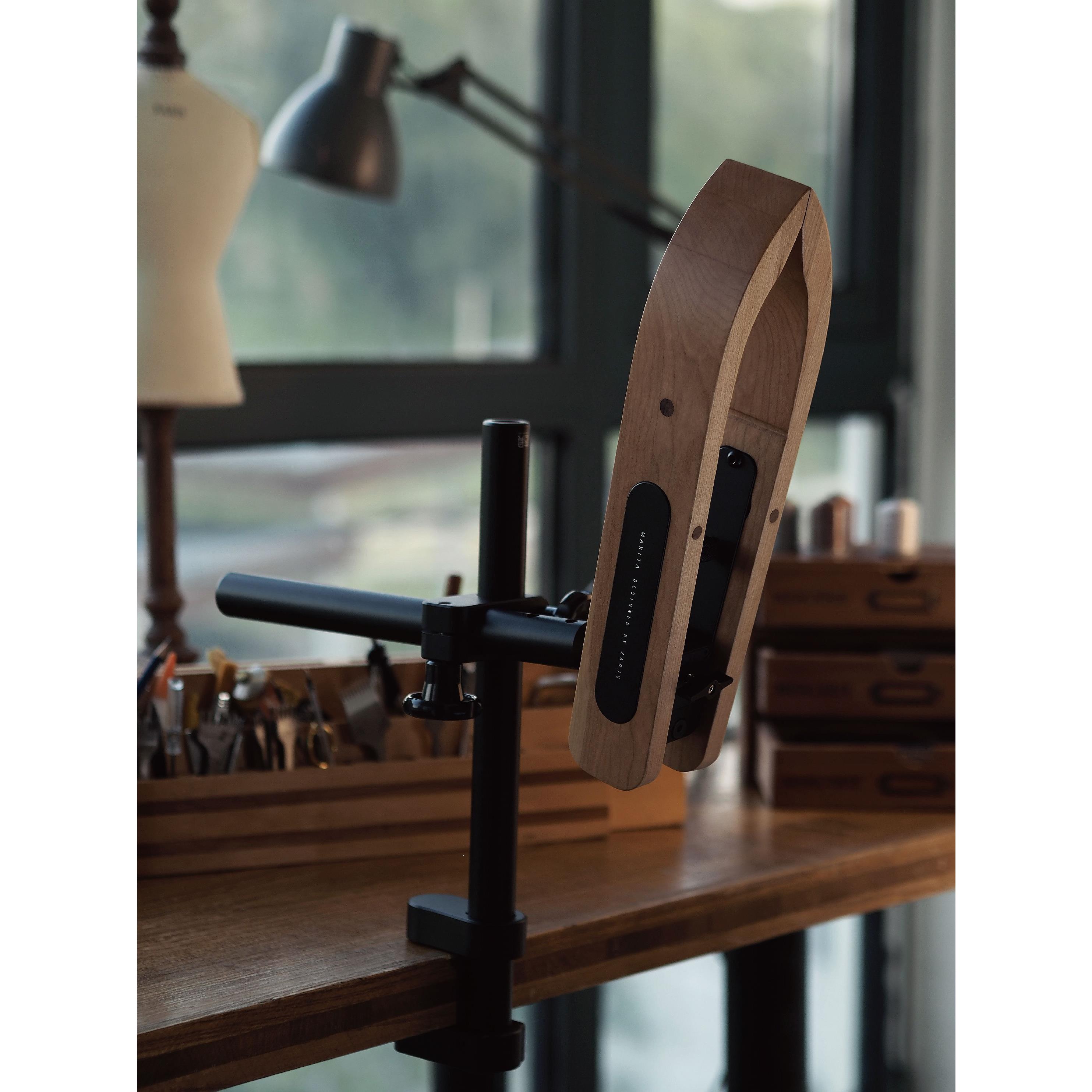 造具MAXITA手工皮具手缝木夹木架手工皮革diy工具缝线固定制皮具