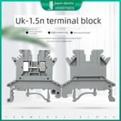1.5通用款 UK1.5N导轨式 电压接线端子排1.5MM平方端子UK 厂家直销