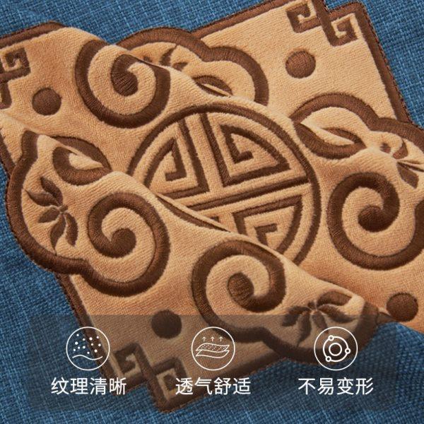 新中式抱枕靠垫中国风红木沙发客厅靠枕床头靠背腰枕抱枕套不含芯