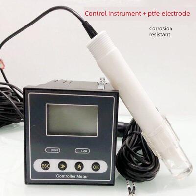 在线pH/ORP计酸度计控制仪表PH探头电极污水酸碱度覆合PH支架齐威