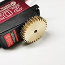 金属齿轮 0.8模齿轮航模机器人舵机配件小圆盘舵盘 25T标准舵机用