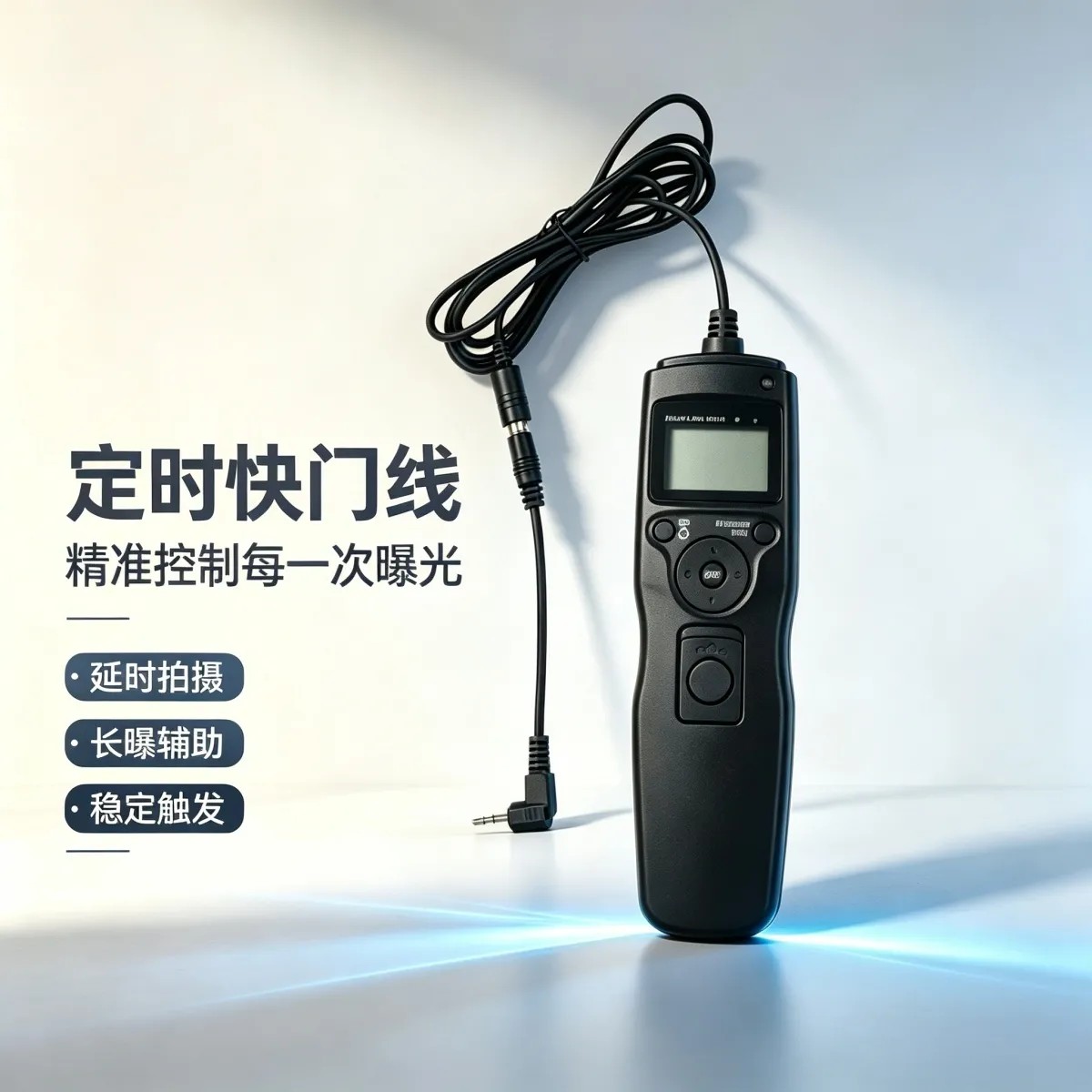 定时快门线适用佳能5D3 5D2 6D 70D 60D 650D700D遥控器线延长线