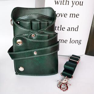 美发剪刀斜挎包欧美流行覆古剪刀包发型师工具包理发剪子包收纳