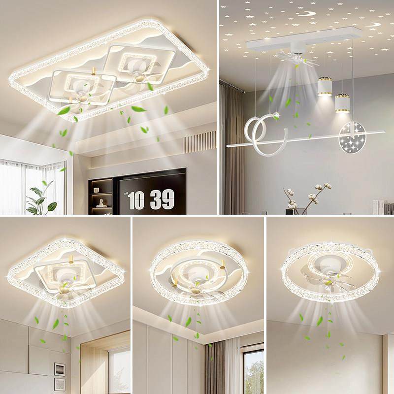 2025新款全屋吸顶吊扇灯防蓝光灯具意式轻奢家用主卧卧室吸顶灯