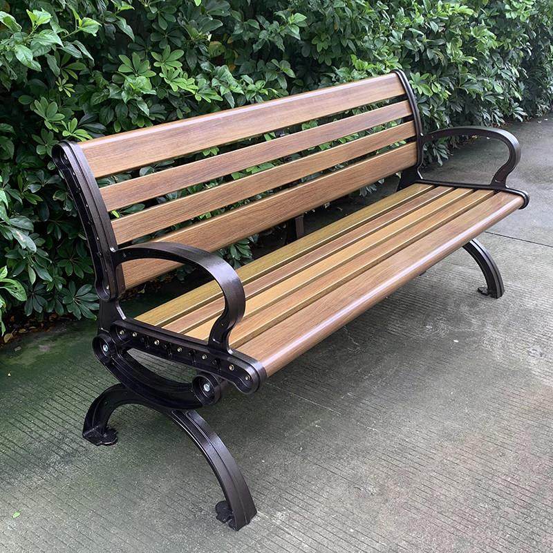 户外防腐木座椅商场休息室外坐凳碳纤维公园椅铝合金庭院靠背长椅,住宅家具,公园椅,淘宝优惠券,粉丝福利购,淘宝优惠卷