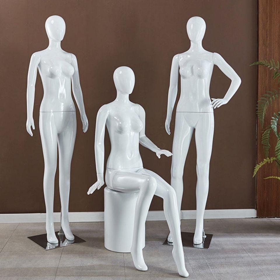 包邮服装店烤漆模特全身亮白男女橱窗全身假人模服装人体模具展示
