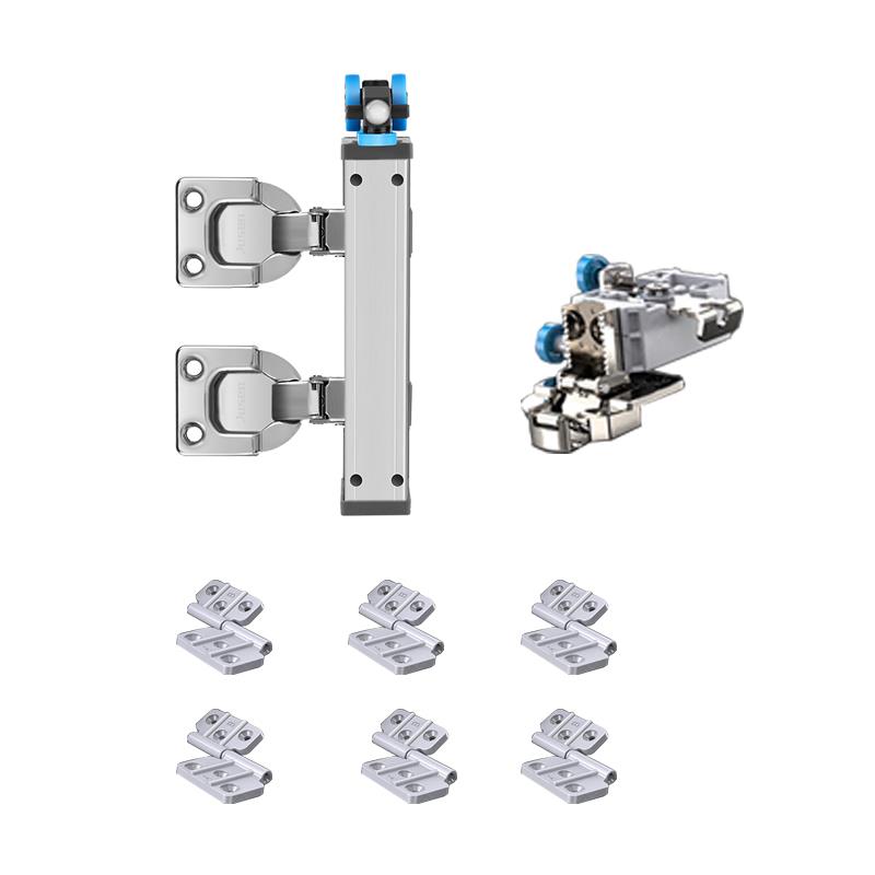 炬森无拉手折叠门解决方案OTplus衣柜五金衣帽间推拉移配件无下轨