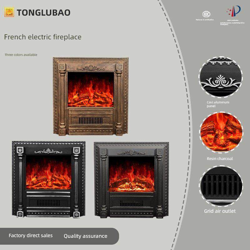 桐庐宝3D雾化数字壁炉核心模拟火焰加热装饰民宿家庭客厅加热器