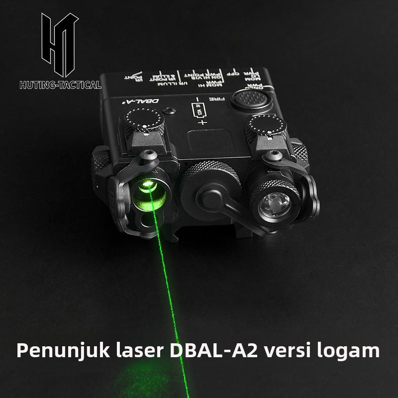 沃德森金属版DBAL-A2镭射指示器绿激光LED爆闪手电IR/PEQ15电池盒