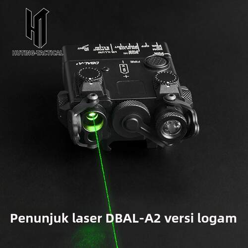 沃德森金属版DBAL-A2镭射指示器绿激光LED爆闪手电IR/PEQ15电池盒