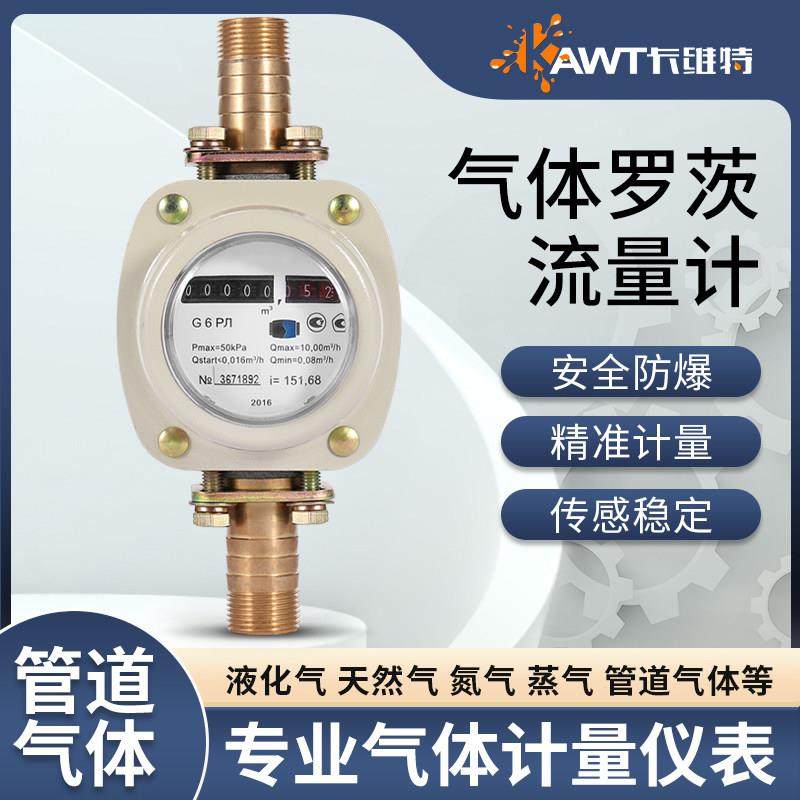 德国精装进口卡气体流量计压缩空气氧气氮气各种气体电子数显罗茨